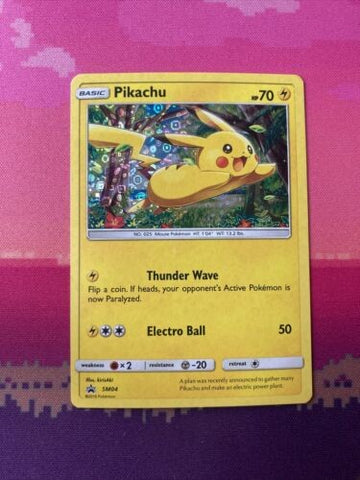 Pokemon Card Pikachu SM04 Black Star Promo General Mills NM