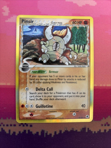 Pokemon Card Pinsir EX Dragons Frontier Holo Rare 9/101 Near Mint