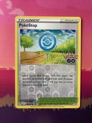 Pokemon Card PokeStop Pokemon Go Reverse Holo 068/078 Near Mint