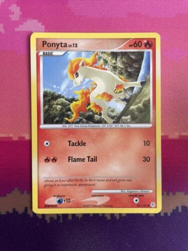 Pokemon Card Ponyta Diamond & Pearl Common 94/130 Near Mint