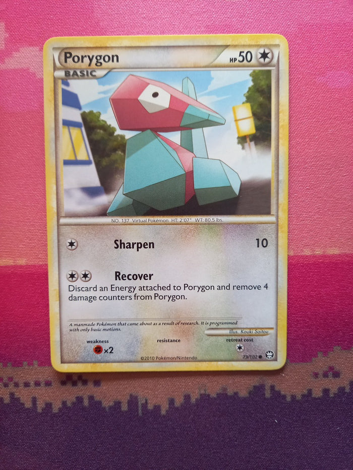 Pokemon Card Porygon Triumphant Common 73/102 Near Mint