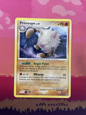 Pokemon Card Primeape Great Encounters Rare 27/106 Near Mint