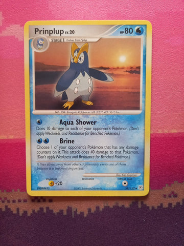 Pokemon Card Prinplup Diamond & Pearl Uncommon 58/130 Near Mint
