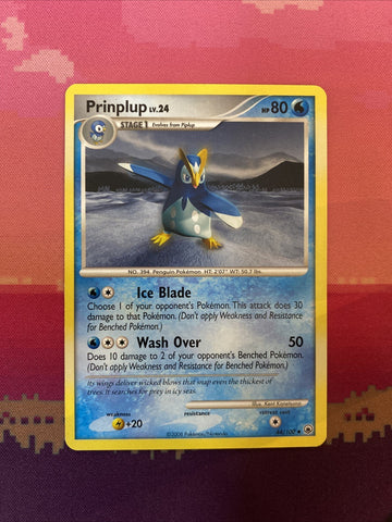 Pokemon Card Prinplup Majestic Dawn Uncommon 44/100 Near Mint