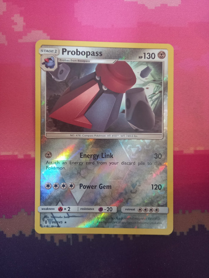 Pokemon card Probopass 86/145 Reverse Holo Guardians Rising Near Mint