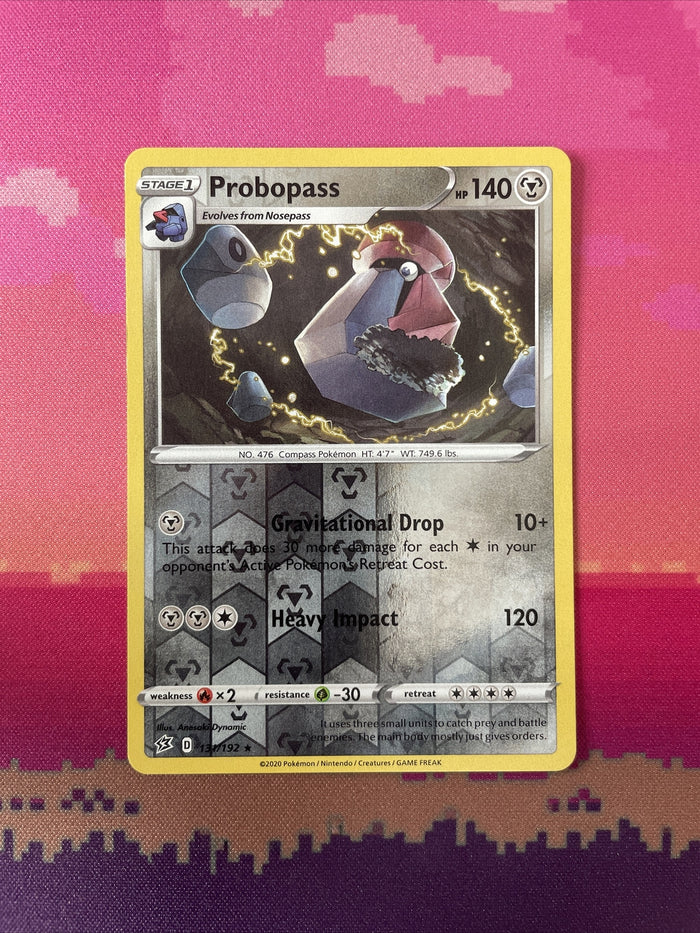 Pokemon Card Probopass Rebel Clash Reverse Holo 131/192 Near Mint
