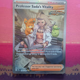 Pokemon Card Professor Sada's Vitality 256/182 Special Illustration Paradox Rift