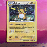 Pokemon Card Raichu Breakthrough Cracked Ice Holo Rare 49/162 Near Mint