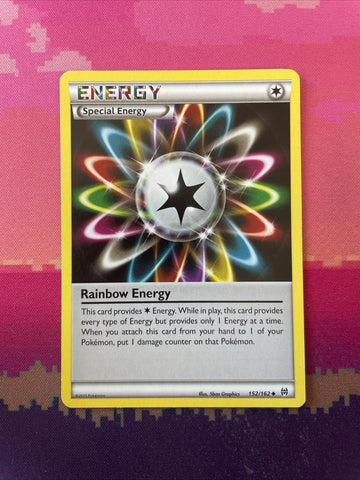 Pokemon Card Rainbow Energy Breakthrough Uncommon 152/162 Near Mint