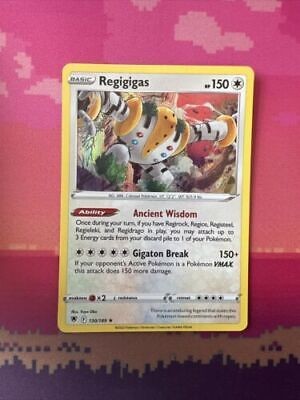 Pokemon Card Regigigas Astral Radiance Holo Rare 130/189 Near Mint