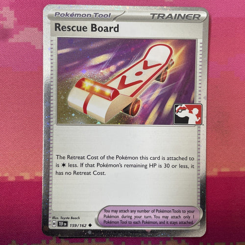 Pokemon Card Rescue Board Prize Pack Prize Pack Cosmo Holo 159/162 Near Mint
