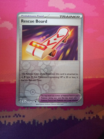 Pokemon Card Rescue Board Temporal Forces Reverse Holo Uncommon 159/162 NM