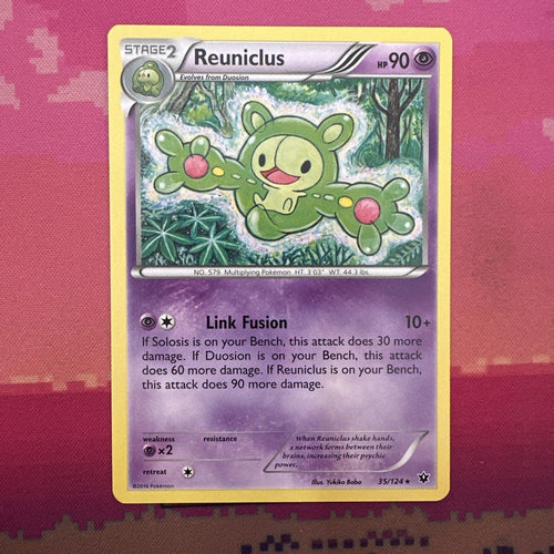 Pokemon Card Reuniclus Fates Collide Rare 35/124 Near Mint