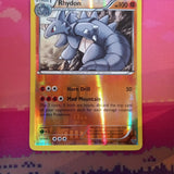 Pokemon Card Rhydon Base Set Reverse Holo Rare 61/146 Near Mint