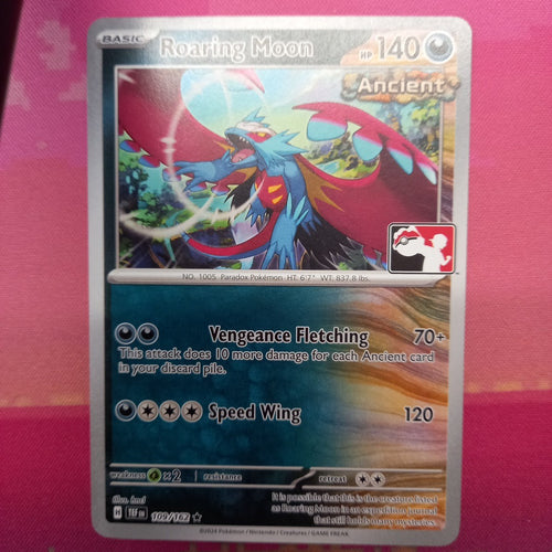 Pokemon Card Roaring Moon Prize Pack Rare 109/162 NM