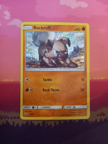 Pokemon Card Rockruff General Mills SM06 Black Star Promo Near Mint