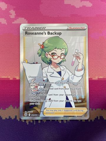 Pokemon Card Roseanne's Backup 172/172 Brilliant Stars Near Mint