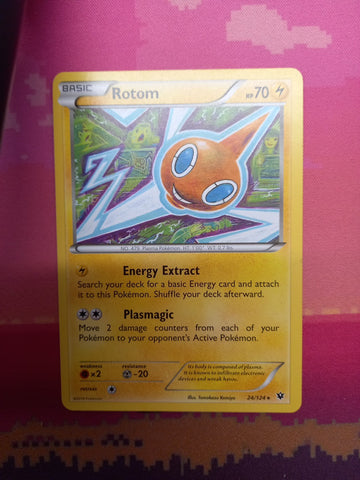 Pokemon Card Rotom Fates Collide Rare 24/124 Near Mint