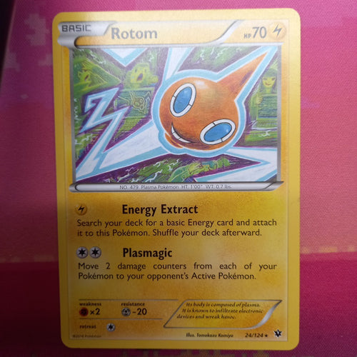 Pokemon Card Rotom Fates Collide Rare 24/124 Near Mint