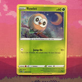 Pokemon Card Rowlet SWSH220 Black Star Promo Cosmo Holo Near Mint