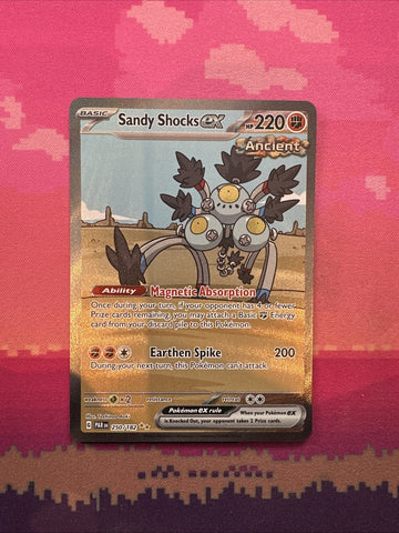 Pokemon Card Sandy Shocks ex 250/182 Special Illustration Rare Paradox Rift NM