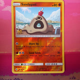 Pokemon Card Sandygast Sun & Moon Reverse Holo Common 74/149 Near Mint