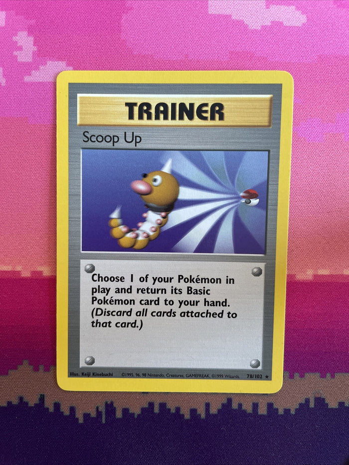 Pokemon Card Scoop Up Base Set Rare 78/102 Near Mint