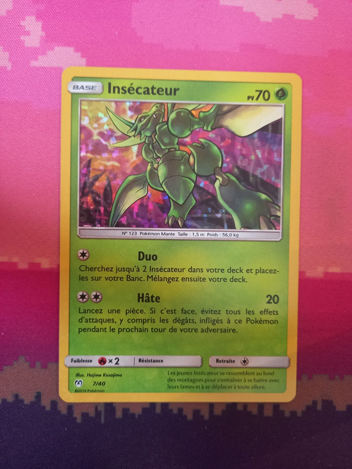 Pokemon Card Scyther FRENCH McDonalds 2019 Holo Near Mint