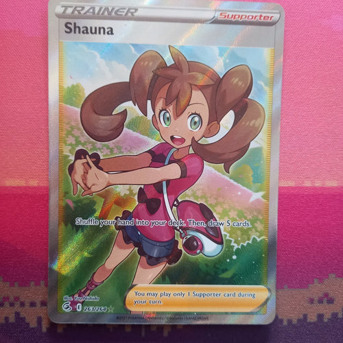 Pokemon Card Shauna 263/264 Ultra Rare Fusion Strike Near Mint