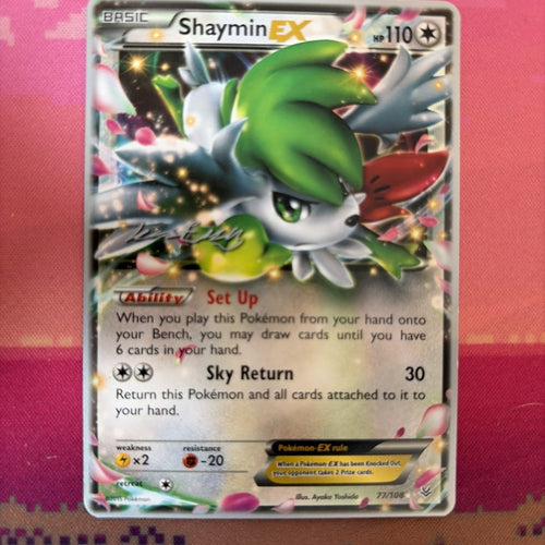 Pokemon Card Shaymin EX World Championship 2015 77/108 Near Mint