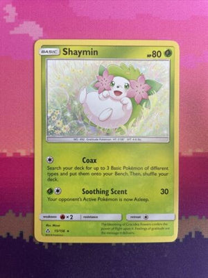 Pokemon Card Shaymin Ultra Prism Holo Rare 15/156 Near Mint