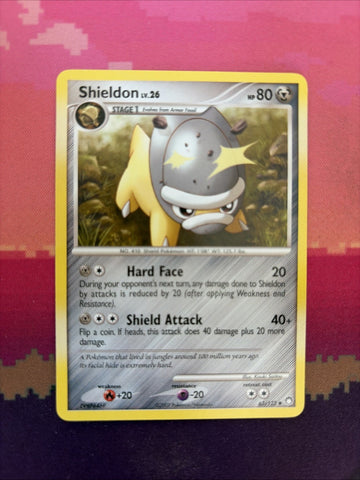Pokemon Card Shieldon Mysterious Treasures Uncommon 63/123 Near Mint