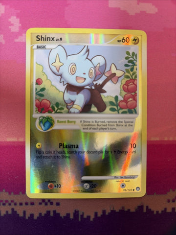Pokemon Card Shinx Mysterious Treasures Reverse Holo 98/123 Near Mint