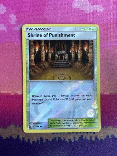 Pokemon Card Shrine Of Punishment Celestial Storm Reverse Holo 143/168 Near Mint