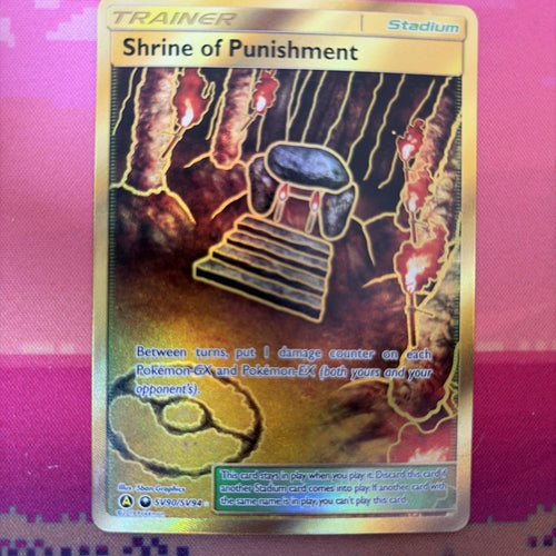 Pokemon Card Shrine of Punishment Celestial Storm Secret Rare SV90/SV94 NM