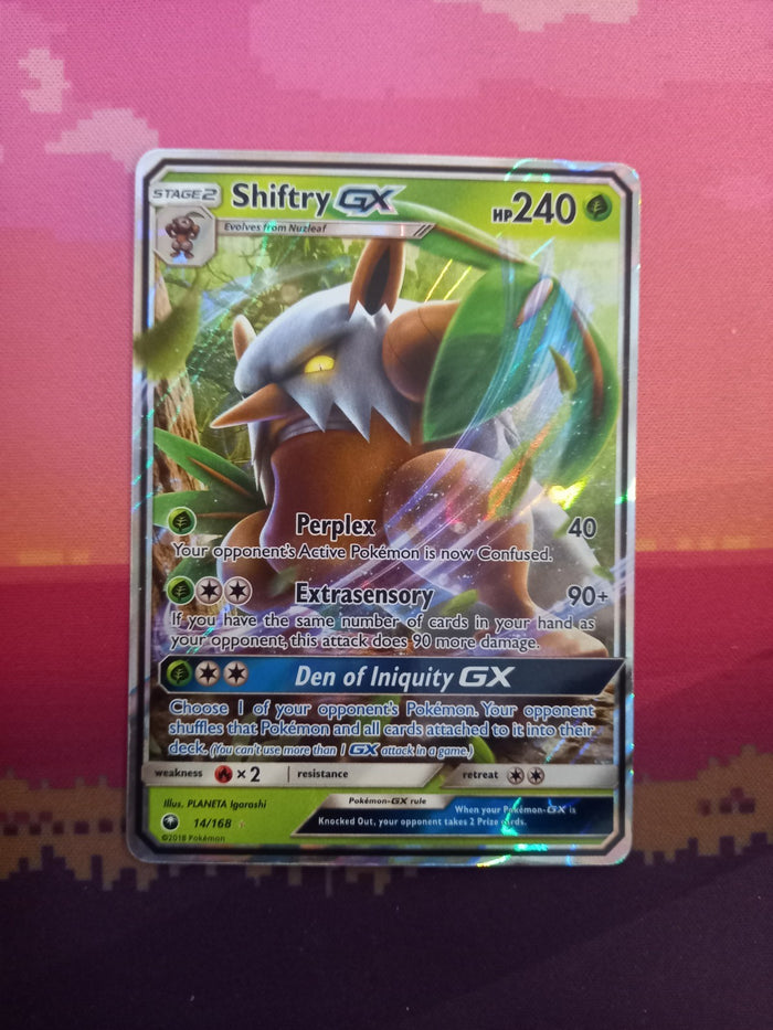Pokemon Card Shuckle GX 17/214 Ultra Rare Lost Thunder Near Mint
