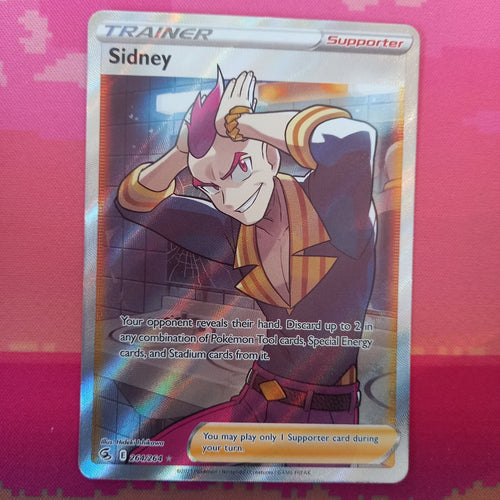 Pokemon Card Sidney 264/264 Ultra Rare Fusion Strike Near Mint