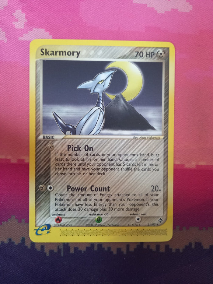 Pokemon Card Skarmory Dragon 21/97 Near Mint