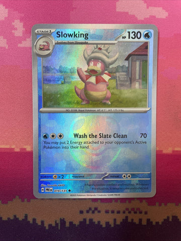 Pokemon Card Slowking Prismatic Evolutions Master Ball 019/131 NM