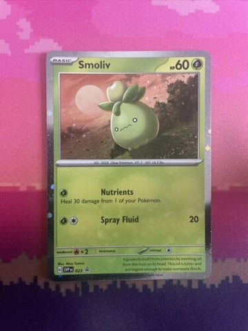 Pokemon Card Smoliv 023 Black Star Promo Near Mint
