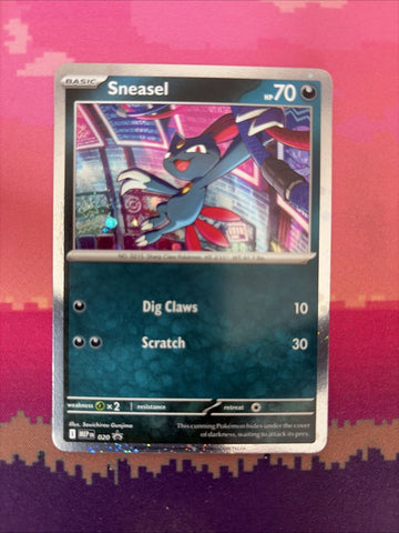 Pokemon Card Sneasel Mega Evolutions Promo Cosmo 020 Near Mint
