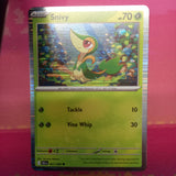 Pokemon Card Snivy Black Bolt Holo Promo 001/086 Near Mint