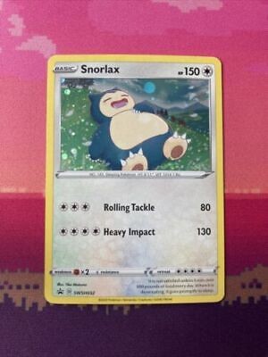 Pokemon Card Snorlax SWSH032 Black Star Promo Holo Near Mint