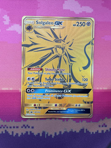 Pokemon Card Solgaleo GX SM104a Full Art SM Promos Near Mint