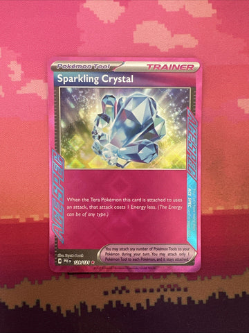 Pokemon Card Sparkling Crystal 129/131 Prismatic Evolutions Ace Spec Near Mint