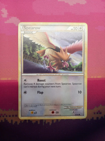 Pokemon Card Spearow Unleashed Common 62/95 Near Mint