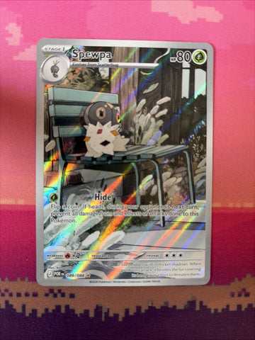 Pokemon Card Spewpa Perfect Order Ilustration Rare 089/088 Near Mint