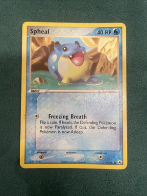 Pokemon Card Spheal Ex Hidden Legends Common 74/101 Light Play
