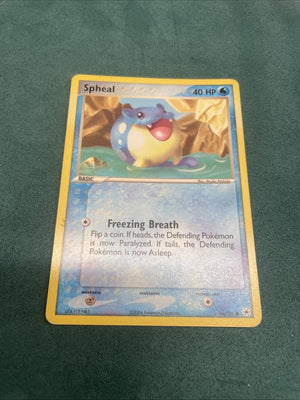 Pokemon Card Spheal Ex Hidden Legends Common 74/101 Light Play (back)
