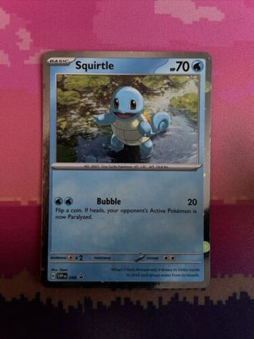 Pokemon Card Squirtle Black Star Promo 048 Near Mint